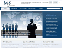 Tablet Screenshot of mtsconsulting.com